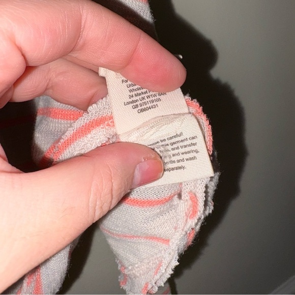 Free People Love Lane One-Shoulder Tee in Grey Combo - Picture 10 of 10